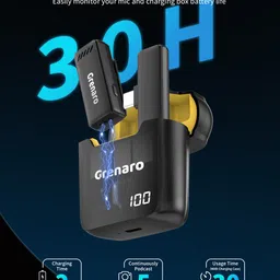 grenaro Mic for YouTube , S11 Noise Reduction Wireless Microphone for YouTubers Microphone image 4