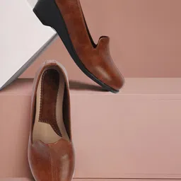 ladies hub Comfortable Stylish winter Formal Casual Leather Moccasins Loafer Shoes Mocassin For Women image 5