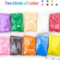 cpyfashion Pack of 10 Rangoli Powder image 2