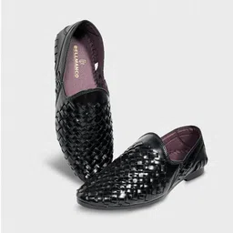 bellmanco Royal Craft Leather Mojari -Handcrafted Ethnic Slip-Ons,Comfortable & Stylish Casuals For Men image 2