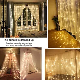 pesca 40 LEDs 11 m Yellow Steady String Rice Lights image 4