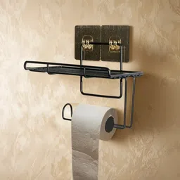 xtend Self Adhesive Toilet Paper Holder/Tissue Paper Roll Holder with Mobile Stand Steel Toilet Paper Holder-picture-20