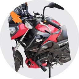 rs acessoris hub HEAVY QUALITY METAL RAIDER CRUSH GUARD WITH 4 SLIDER FOR Bike Crash Guard image 2