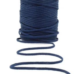 Braided/Knitted Nylon(3mm,50Mtr.)Macrame PP Knot Thread and Beading Cord Rope.-image-16