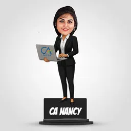 taxton Personalized Chartered Accountant Caricature Table Top Decorative Showpiece - 20 cm image 3