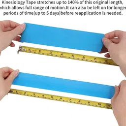 kshmanidhaye Waterproof Kinesiology Tape For Injury, Pain Relief, Muscle, Joint Support Crepe Bandage image 3