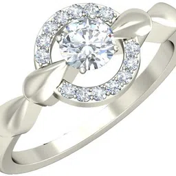 avsar AVR859WB 14kt Cubic Zirconia White Gold ring-picture-25