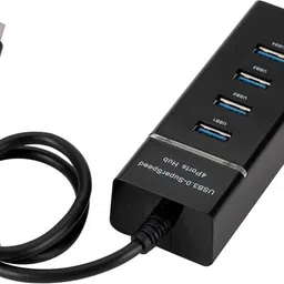 Wanzhow Mini-Hub 3.0 USB HUB High-Speed Adapter Cable, 5Gbps Speed with led indicator for Laptop, PC Computers USB Hub-picture-11