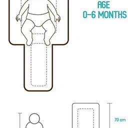 crozytone 3 in 1 Baby Sleeping Bag & Carry Nest, Cotton Baby Bedding for New Born Sleeping Bag image 5