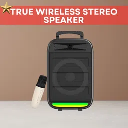 Clairbell Monster (BLUETOOTH TROLLEY SPEAKER) With Karaoke Mic and High Quality SoundCN260 35 W Bluetooth Party Speaker-picture-40