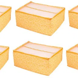 CHAMPARAN Saree Cover set of 6 Pcs Cotton Laundry Bag-picture-29