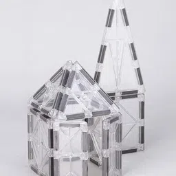 braintastic 28 Crystal Magnetic Tiles Building Block Constructing & Learning Toys for Kids-picture-16