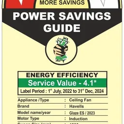 havells Glaze ES 1 Star 1200 3 Blade Ceiling Fan image 2