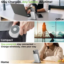 ultraprolink 10000 mAh 22.5 W Wired & Wireless With MagSafe Compact Pocket Size Power Bank image 5