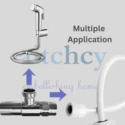 aitchcy Brass Tee Connector (1/2"BSP) Outer Thread | 3-Way Pipe Fitting Tap Adapter image 4