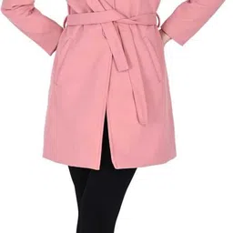 fashioffly Tweed Solid Coat For Women image 5