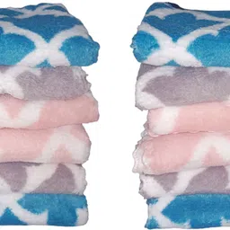 Johnnie Boy handkerchief for Women, Girls, Ladies, Kids Towel Soft microfiber check design ["Multicolor","Blue","Pink","Grey"] Handkerchief-image-81