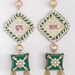 CTW Shubh Labh Door Hanging for Diwali Wall Hangings for Home Decoration. Decorative Showpiece - 18 cm image 1