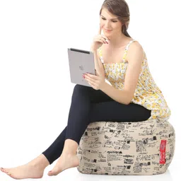 txor Large Pouffe Bean Bag Cover (Without Beans) image 2