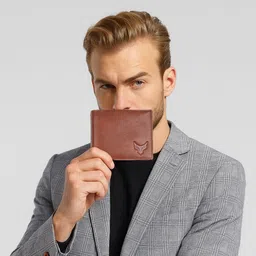 zylar verse Men & Women Casual, Ethnic, Evening/Party, Formal, Travel, Trendy Tan Genuine Leather Wallet image 4