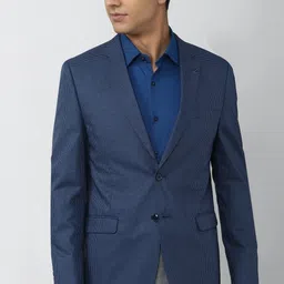 van heusen Men Checkered Single Breasted Formal Blazer-picture-12