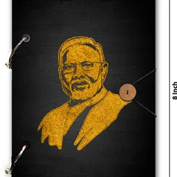 mr kraft wooden engraving diary notebook 6*8 inches 120 pages x-019 A5 Diary unruled 120 Pages image 4