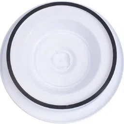 lomesh Cake Decorating Rotating Cake Turntable Revolving Cake Stand for Sugar Craft, Cake Turning Table 360 Degree Rotating Platform for Cake Baking (28cm -White- Pack of 1) Plastic Cake Server image 2