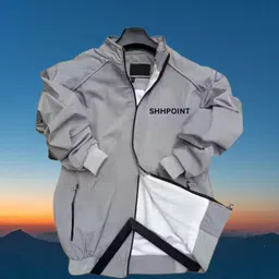 aliyagarments A Solid Men Wind Cheater image 3