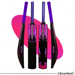 cloverbyte Full Size Bat (Ideal for 15+ age) for Tennis Ball & Wind Ball PVC/Plastic Cricket Bat For 15+ Yrs image 2