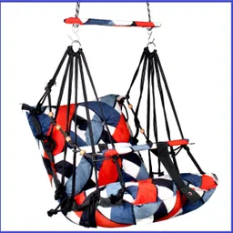 bjik cotton baby Jhula for Kids Chair Indoor&Outdoor for 1-5 Years Well Swings image 2