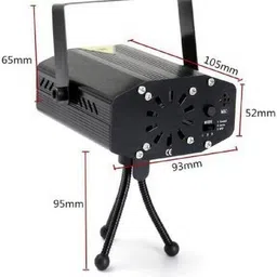 techgear LED Laser Projector Mini Stage Light Christmas Disco Party Club DJ Diwali AND Christmas Shower Laser Light Shower Laser Light image 2