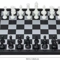 today fashion Chess Set Board Game Strategy & War Games Magnetic Chess Board Game 5 cm Chess Board image 2