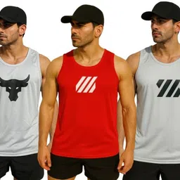 elite trend traders Pack of 3 Men Vest-picture-43