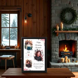 kushwaha creation Wood Wall Photo Frame image 3