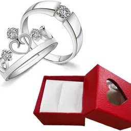 inori Steel Silver Plated Ring Set-picture-17