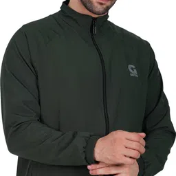 goto Men Solid Sports Jacket image 1