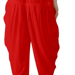mehrang Solid Rayon Women Harem Pants image 2