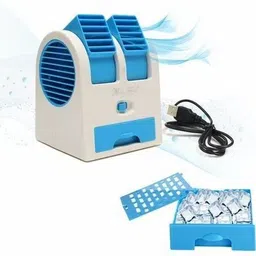 IMMUTABLE Mini Cooler USB and Battery Operated Air Mini Water zxc18 Mini Cooler USB and Battery Operated Air Mini Water asd18 USB Air Cooler image 2