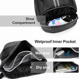 hgt Basketball Drawstring Bag Sport Drawstring Bag Large Capacity Fitness Backpack image 5