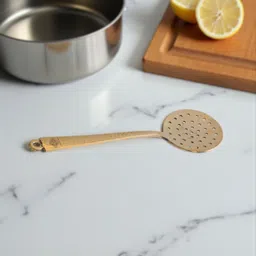 indianartvilla Brass Cutlery Set image 5