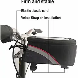 sqoota New Bicycle mobile phone Bag Waterproof Front Frame Senstitve Touch Screen Bicycle Phone Holder image 3