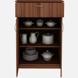 woodbuzz Betel Cabinet in Walnut Finish image 5
