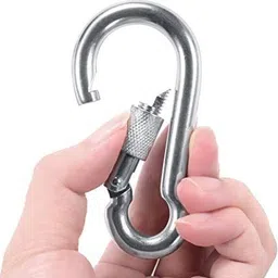 fitcozi Stainless Steel Screw Lock Carabiner Hooks Locking Carabiner image 5
