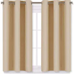 152.4 cm (5 ft) Silk Semi Transparent Window Curtain (Pack Of 2)-image-8