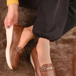 layasa Soft Comfortable Buckle for Casual & Office Wear Loafers For Women-picture-11