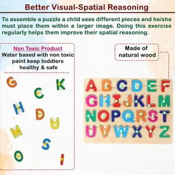 gamloid Best Buy Wooden Alphabet Educational learning Board brain tester image 2