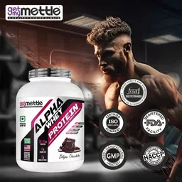mettle Alpha Whey Protein | Combo Pack |Gym Bag + Shaker + Sando| Whey Protein image 5