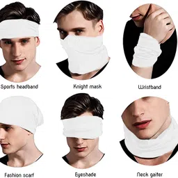 allextreme White Bike Face Mask for Men & Women-picture-24