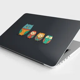 DWELLSINDIA Owl Skin Sticker for Laptops(HD Quality, Multicolor) Vinyl Laptop Decal 15.6-picture-20