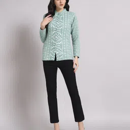 big dreams collection Wool Graphic Print Coat For Women image 5